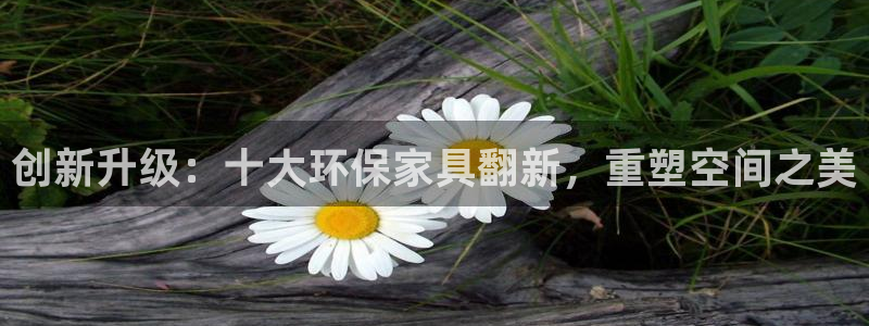 杏耀代理日工资多少：创新升级：十大环保家具翻新，重塑空间之美